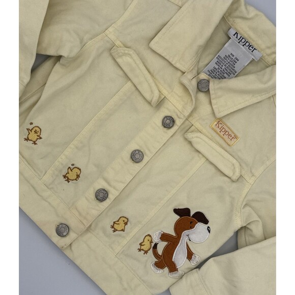 RARE Y2K Vtg Kipper The Dog Jacket HIT Entertainment Mick Inkpen Kids Sz‎ 24 Mos - Picture 2 of 14